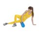 4FIZJO PENTAGRAM Masāžas Jogas Fitnesa Pilates EVA Putu Rullis 45cm, Zils | Massage Fitnes Pilates Foam Grid Roller