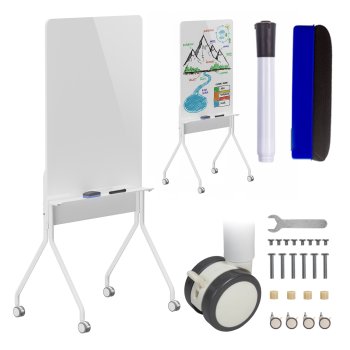 Ergo Office ER-305 Mobile Whiteboard, Vertical, 1190x790mm