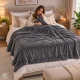 Electric Heated Blanket 183 x 213 cm, 150W, 10 Levels, Timer, Grey/White