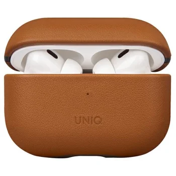 Uniq Case Terra Airpods Pro 2 Gen. Genuine Leather Brown/toffee Brown