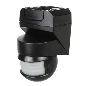Maclean MCE295 Wall Motion and Twilight Sensor, 180° + 360°, 2000W, Black