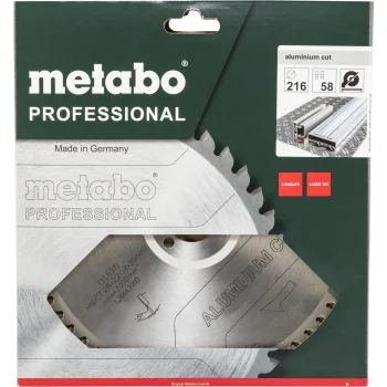 Metabo Circular Saw Blade AluminiumCutProf 216x30 mm 58T (628443000)