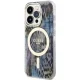 Guess iPhone 14 Pro Case Leopard MagSafe, Blue