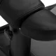 Azzurro Pedicure Foot Bath Trolley with Adjustable Footrest, Black