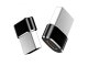 USB-A to USB-C OTG Adapter for Data Transfer and Charging, Black