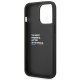 Apple iPhone 14 Pro Max 6,7\" BMW Leather Carbon Case Cover (BMHCP14X22NBCK), Black