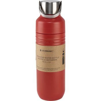 Le Creuset On The Go Insulated Water Bottle, 500ml, Red