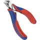 KNIPEX 64 12 115 Electronics End Cutting Pliers 115 mm, Red/Blue