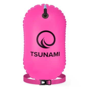 4Fizjo TSUNAMI Inflatable Swimming Safety Buoy, Pink