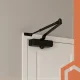 Ruhhy 26782 Automatic Hydraulic Door Closer for 40-65kg Doors, Black
