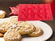 Christmas Silicone Baking Mold for 15 Cookies, Red