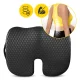 4FIZJO Orthopedic Seat Cushion 35 x 45 x 7 cm, Black