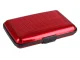 Aluminum Card and Document Wallet Case, Red