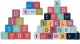 Kruzzel Wooden City Blocks with Puzzle and Sorter 100 pcs