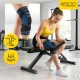 4FIZJO elastinis kelio sąnario įtvaras XL, juodas su žalia