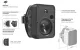 Wall Speaker 60W 6.5\" Two-Way Weather-Resistant IP65, Black