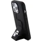 Karl Lagerfeld iPhone 15 Pro Case Gripstand Saffiano Karl&Choupette Pins, Black