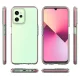 Spring Case for Realme C35, 1 mm TPU Cover with Black Frame