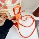 iPhone 17 Pro / 18 Pro Silicone Case with Card Pocket and Crossbody Strap, Orange