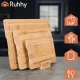Bamboo Cutting Board Set Ruhhy 3 Piece with Stand for Kitchen