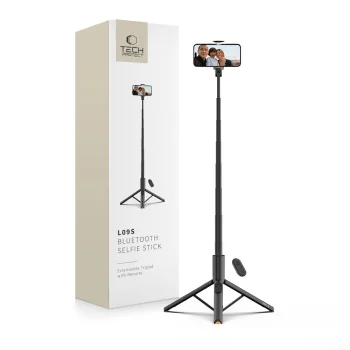 Tech-Protect L09S Selfie Stick with Tripod - Black