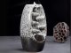 Ceramic Waterfall Incense Burner with 10 Cones, grey