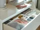 Textile Organizer for Underwear and Clothes 28x28x10 cm, White