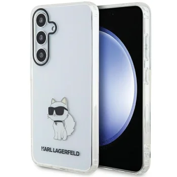 Karl Lagerfeld Samsung Galaxy S24 Case IML Choupette, Transparent