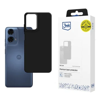 3mk Matt Case for Motorola Moto G24 Power, Black