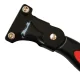 Adjustable bicycle kickstand with non-slip tip, black