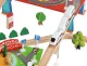 Wooden Children Toy Railway Train Track Car Road, 88 elements