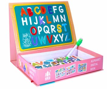 Educational Wooden Alphabet Learning Toy Box ZKB-906