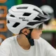 Rockbros LK-67 Youth Bike Helmet with Detachable Visor 54–58 cm - White