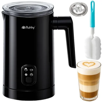 Ruhhy 00026180 Electric Milk Frother, 400W, Black