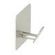 Self-Adhesive Wall Hooks, Silver, Set of 4 (Ex-Display)