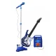 Iso Trade Kids Electric Guitar with Microphone and Amplifier, Blue