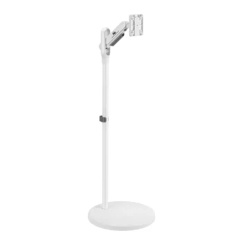 Maclean MC-970W Mobile Floor Stand for TV/Monitor 17"-35", White