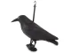 Raven Figure for Bird and Rodent Repelling, 40 cm
