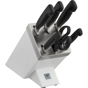 Zwilling Vier Sterne Knife Block Set 7 pcs., White
