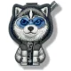 Nimmy Cool&Cute 2.0 Wolf Magnetic Pendant and Phone Stand - Black