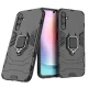 Shockproof Case for Samsung Galaxy A24 4G with Ring Holder Ring Armor, Black