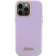 Guess iPhone 15 Pro Max Case Glitter Glossy Script, Purple