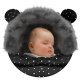Sleeping bag for stroller, sled Elmi Ricokids - black in triangles