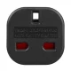 Maclean MCE72 UK to EU Power Adapter, Black