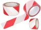 Warning Tape, White-Red, 100m, 52mm