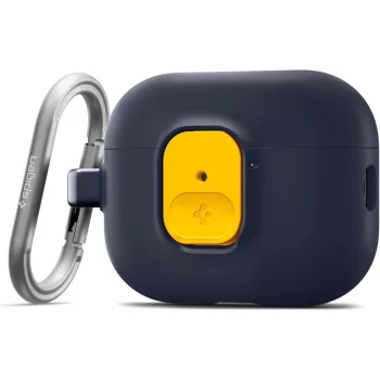 Spigen Nano Pop dėklas ausinėms AirPods Pro 3, tamsiai mėlynas ir geltonas