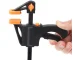 Quick-release woodworking clamp with one-hand grip, 205 mm, black