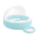 Intex 57195 Inflatable Kids Paddling Pool with Canopy 277 x 221 cm