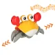 Interactive Crawling Crab Toy with Sensor and Music, Red