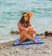 Trizand Picnic Beach Folding Mat 190x66cm, Blue